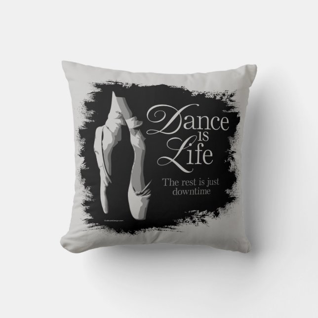 Coussin La danse est la vie (Recto)