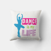 Coussin La danse est ma vie (Verso)