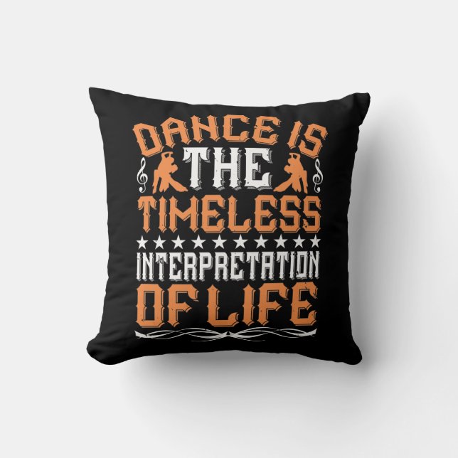 Coussin La Danse Est Une Interprétation Intemporelle (Recto)