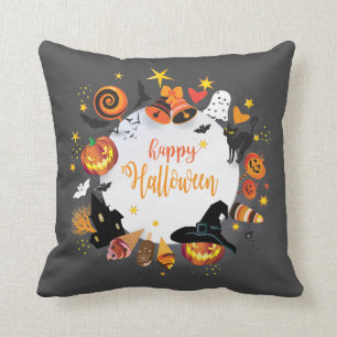 Coussin La décoration d'Halloween ou le monstre des tique