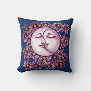 Coussin La déesse de la lune Floral MoonArt pour enfant
