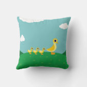 Coussin La famille de canard (Verso)