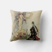 Coussin La Fée Là-Bas A Accueilli Sa Majesté (Verso)