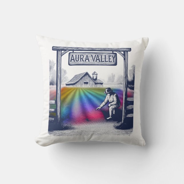 Coussin La ferme de la vallée de l'Aura (Recto)