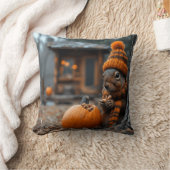 Coussin La fête forestière secrète de l'écureuil Ai image (Couverture)