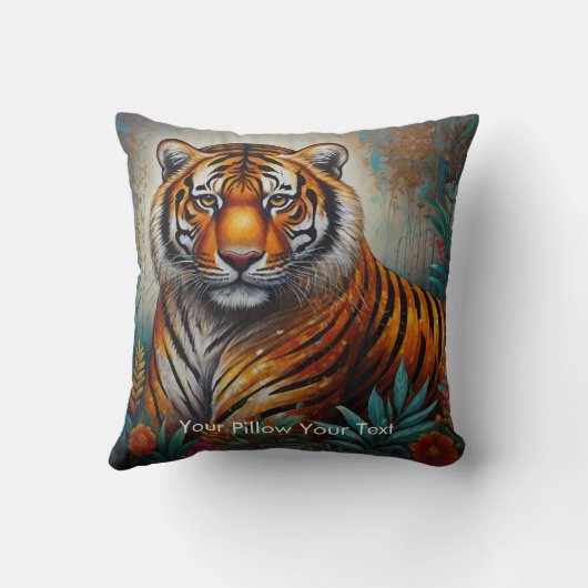 Coussin La flamme de la jungle (Verso)