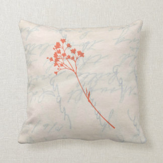 Coussin La fleur orange a conçu le carreau