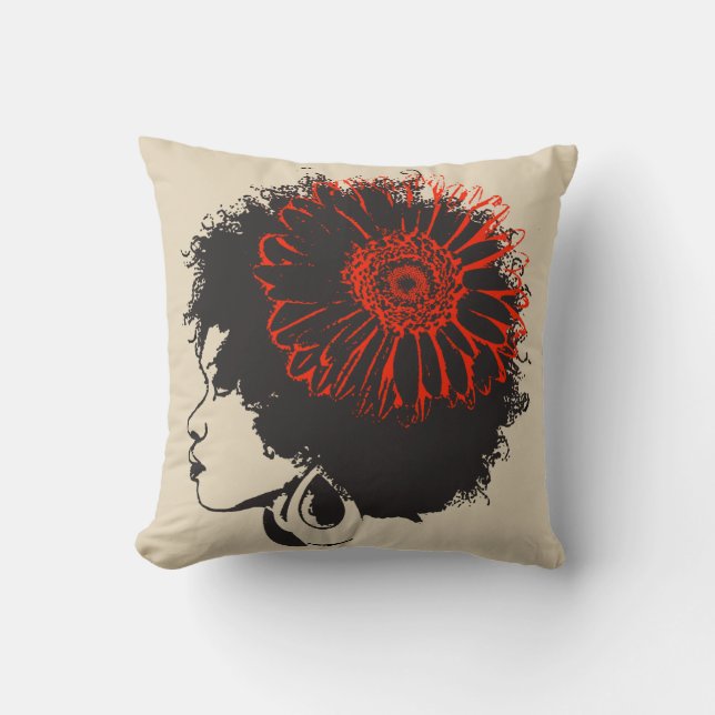 Coussin La Fleur Rouge2 (Recto)
