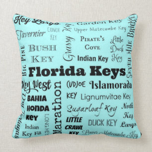 Coussin La Floride verrouille le carreau dans l'aqua