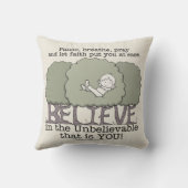 Coussin La foi vous met à l'aise (Verso)