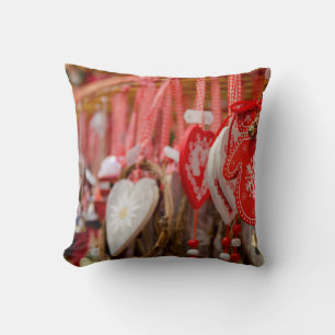Coussin La France, Alsace, Colmar. Marché de Noël