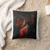 Coussin La Fuite en Égypte par Abraham Bloemaert (Couverture)