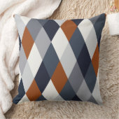 Coussin La géométrie VII de rouille de marine (Couverture)