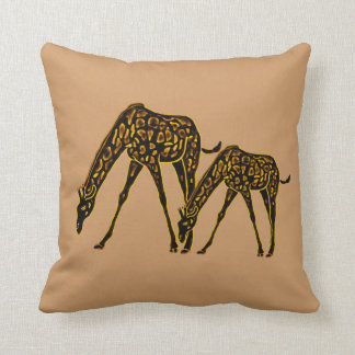Coussin La girafe d'or