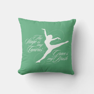 Coussin La grâce est ma brosse (Danse)