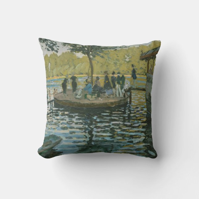 Coussin La Grenouillere de Claude Monet | (Recto)