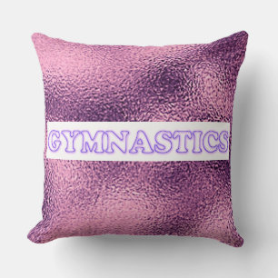 Coussin La gymnastique lance l'oreiller.