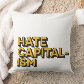 Coussin La haine contre le capitalisme (Couverture)