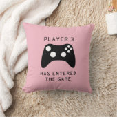 Coussin La joueuse 3 de filles a écrit le jeu vidéo de jeu (Couverture)