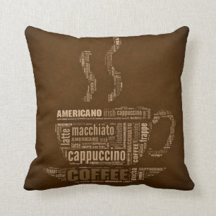 Coussin La langue du carreau de café