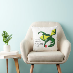 Coussin La lecture rend les dragons réels