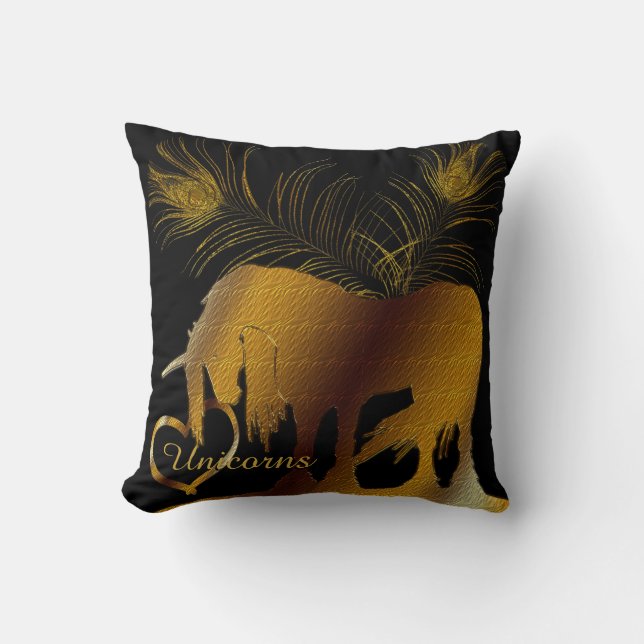 Coussin La licorne d'or (Recto)