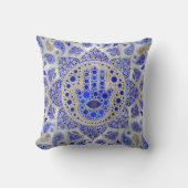 Coussin La main de Hamsa sur la mère de la perle (Recto)