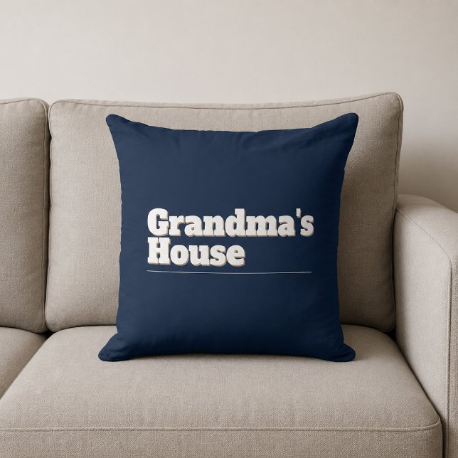 Coussin La maison de grand-mère (Créateur téléchargé)