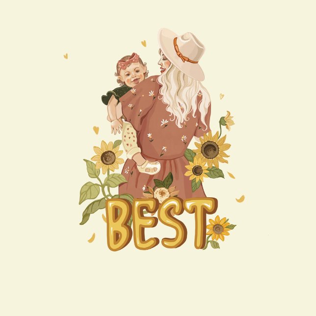 Coussin "La maman la plus grande de tous les temps style B (Créateur téléchargé)