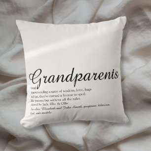 Coussin La meilleure définition de grand-parents au monde