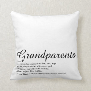 Coussin La meilleure définition de grand-parents au monde