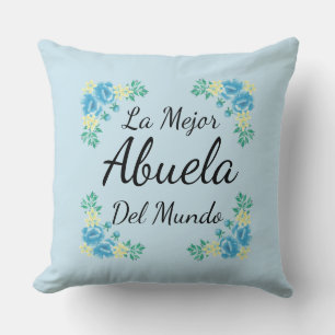 Coussin La Mejor Abuela Del Mundo Meilleur Monde Grand-Mèr