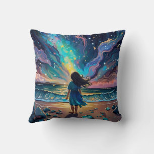 Coussin La mer et les étoiles