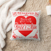 Coussin La mère de l'épouse est réservée à la mère de l'ép (Couverture)