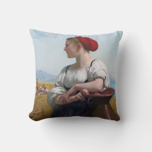 Coussin La moissonneuse, Bouguereau
