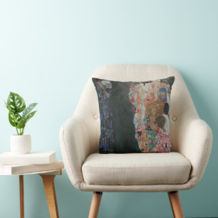 Coussin La Mort et la Vie de Gustav Klimt Art Nouveau vint