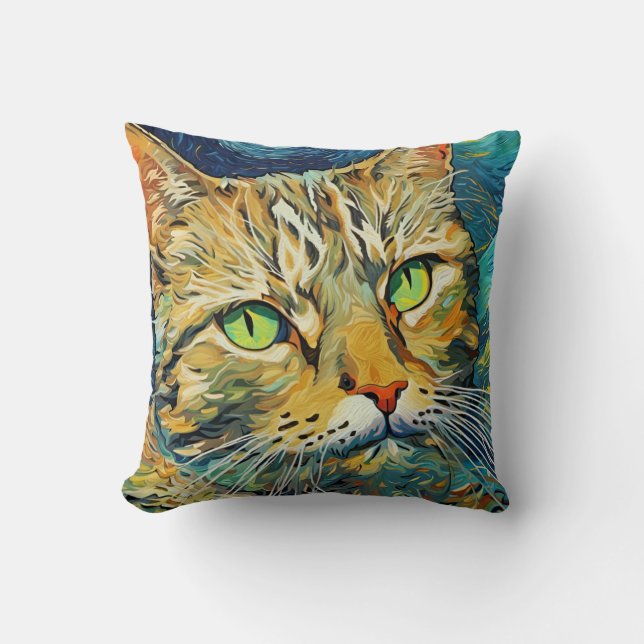 Coussin La mousse du chat (Recto)