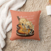Coussin La musique est ce que les sentiments ressemblent à (Couverture)