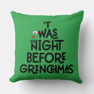 Coussin La Nuit avant Grinchmas