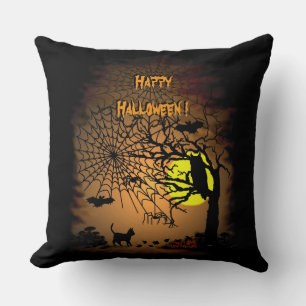 Coussin La nuit d'Halloween, Joyeux Halloween!