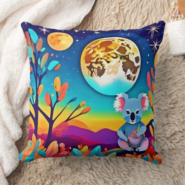 Coussin La nuit Lune de Koala (Couverture)