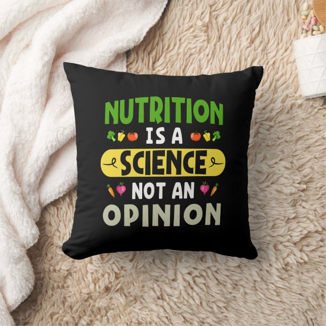 Coussin La Nutrition Est Une Science Et Non Une Opinion Nu (Couverture)