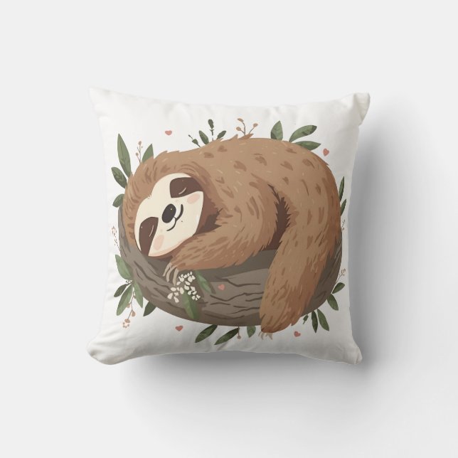 Coussin La Parcelle endormie dans la jungle (Recto)
