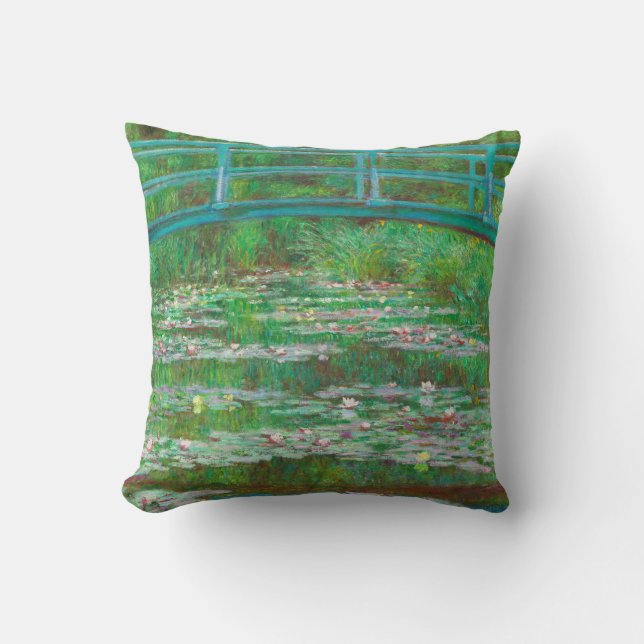 Coussin La passerelle japonaise (Recto)