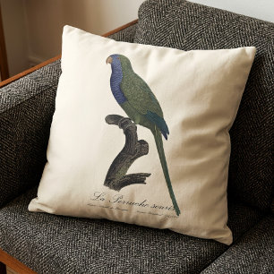 Coussin La Perruche souris / Perruche veuve 