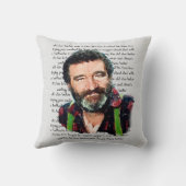 Coussin La petite maison dans la prairie de M. Edwards (Verso)