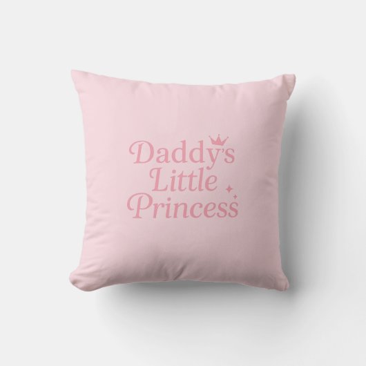Coussin La petite princesse de papa (Recto)