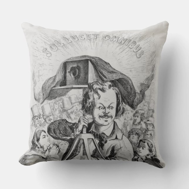 Coussin "La Photographie, Nadar (1820-1910) le grand (! ! (Recto)