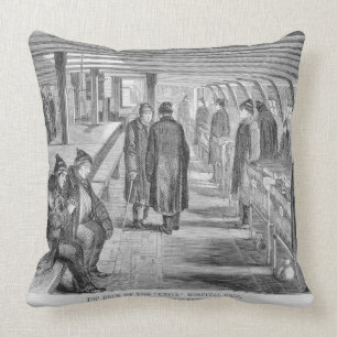 Coussin La plate-forme supérieure du "unissent" le