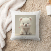 Coussin La plus belle cusion d'ours blanc (Couverture)